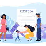 An illustration of custody and parents. Discover how our child counseling in Katy, TX can help your co-parenting. Our child therapists are here to help.